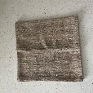 Kilim Pillow cover 15” x 15” Tan/Brown Tones